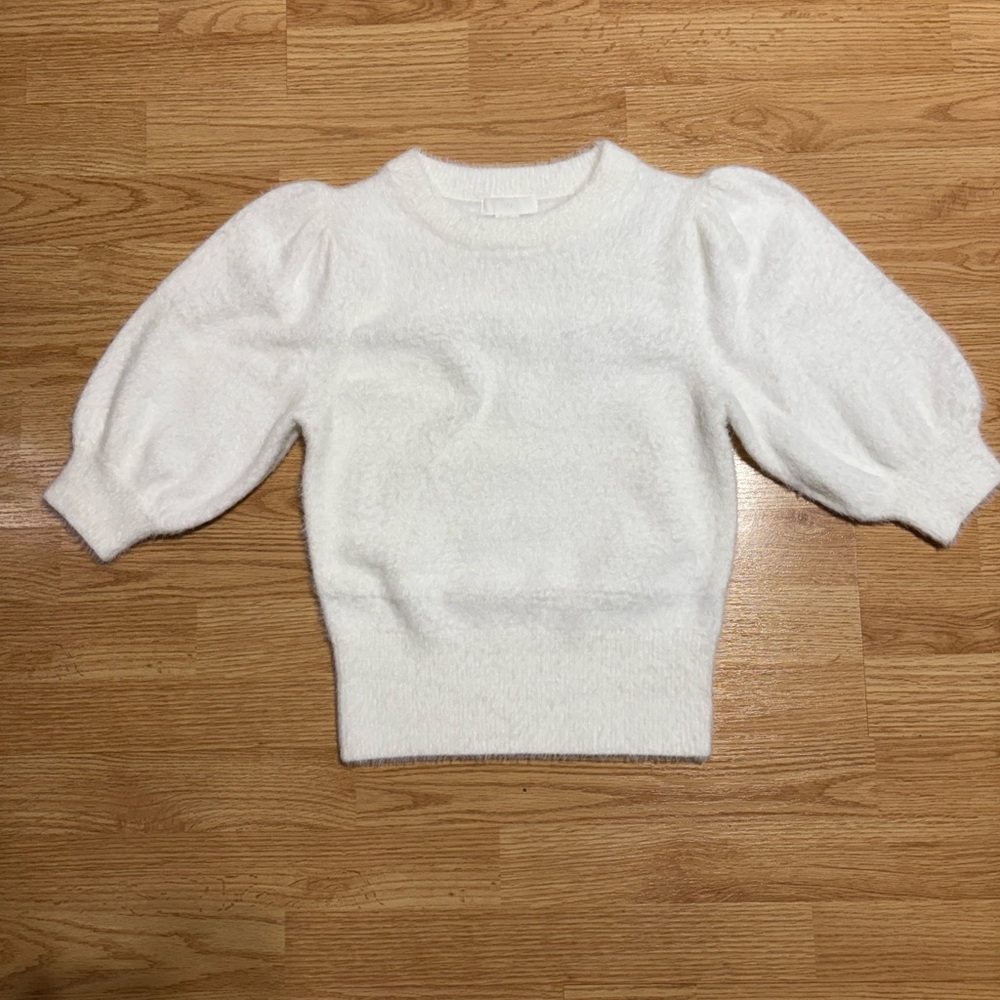H&M Soft Cream Textured Sweater